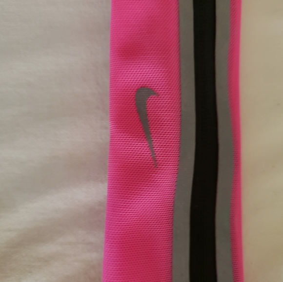 Nike Waist Band Phone Keys Carrier Stretch Pink Grey Black Adjustable Women's - Picture 3 of 7